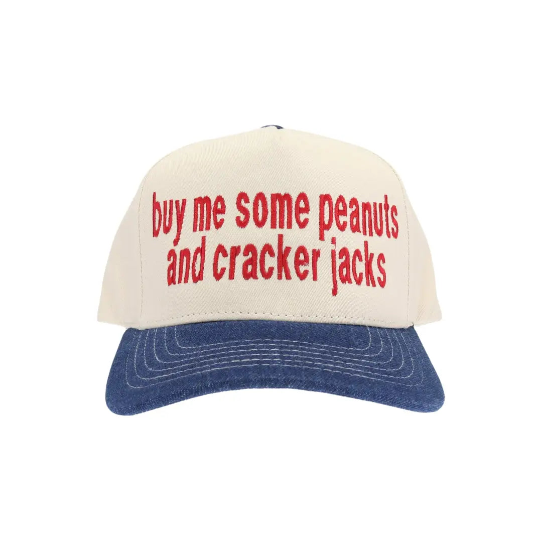 Peanuts & cracker jacks trucker hat