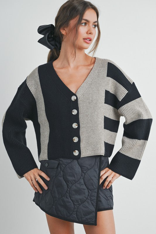 Multi stripe sweater