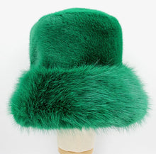 Load image into Gallery viewer, Faux fur bucket hat