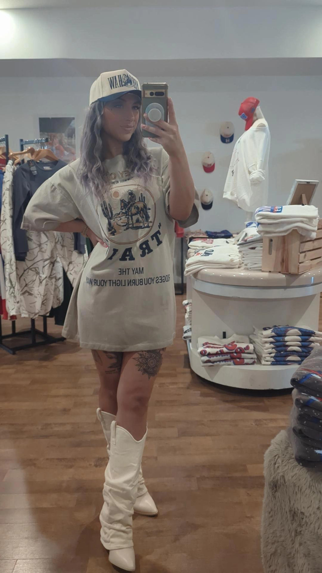 Oversized country tee