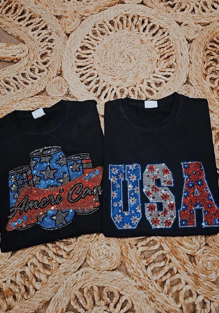 Bling Americana tees