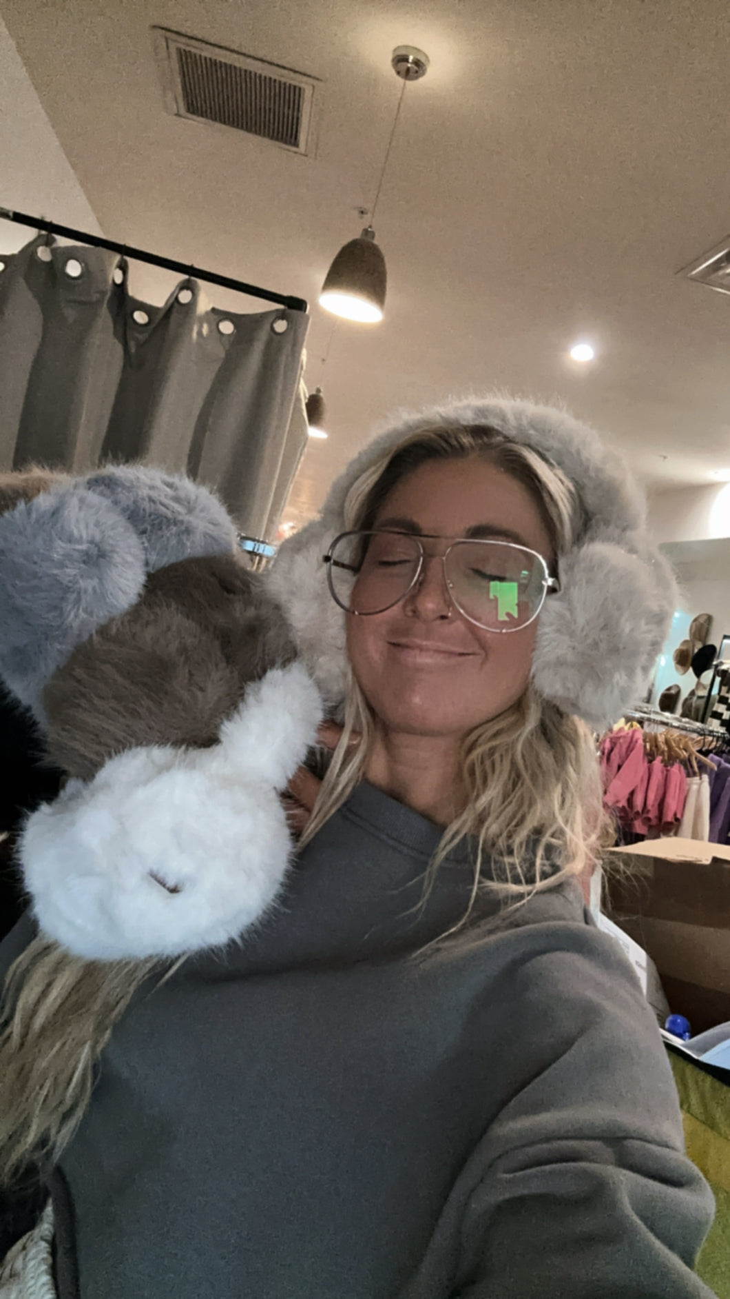 Fur ear muffs ❄️