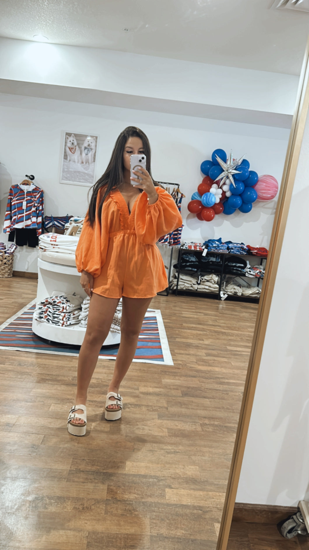 Linen Romper 🧡