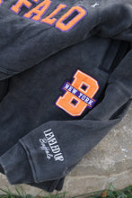 Load image into Gallery viewer, Orange + Purple varsity
