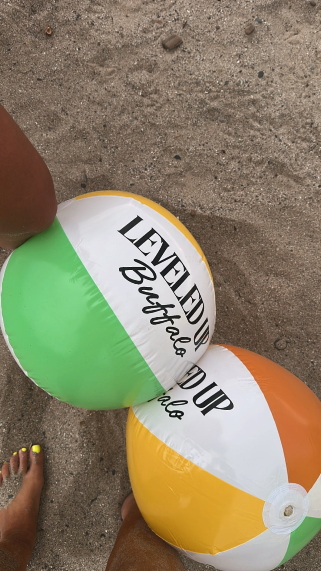 LU custom beach ball