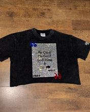 Load image into Gallery viewer, LU Bling crop tee
