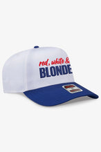 Load image into Gallery viewer, Red white and blonde / brunette
