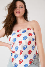 Load image into Gallery viewer, Rolling Stones bandana top

