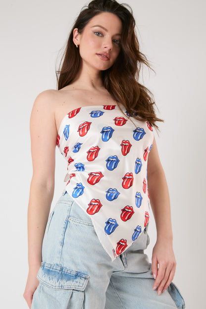 Rolling Stones bandana top
