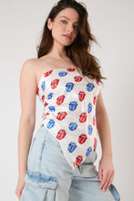 Load image into Gallery viewer, Rolling Stones bandana top
