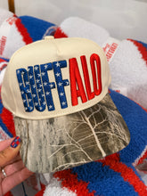 Load image into Gallery viewer, Buffalo flag trucker hat
