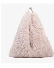 Load image into Gallery viewer, Large fur shoulder bag
