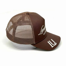 Load image into Gallery viewer, Leveled Up brown trucker hat
