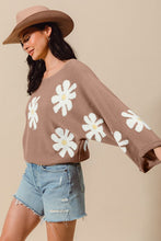 Load image into Gallery viewer, Floral sweater
