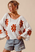 Load image into Gallery viewer, Floral sweater
