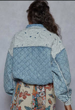 Load image into Gallery viewer, Vintage washed patch quilted jacket
