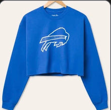 Load image into Gallery viewer, Junk food rhinestone cropped long sleeve
