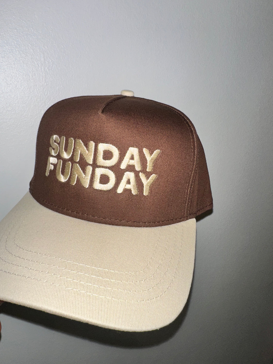 Neutral Sunday funday hat