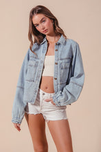 Load image into Gallery viewer, Vintage acid wash button down
