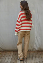 Load image into Gallery viewer, American flag striped top
