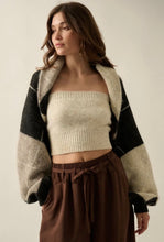 Load image into Gallery viewer, Knit shrug cardigan
