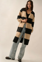 Load image into Gallery viewer, Stripe open duster
