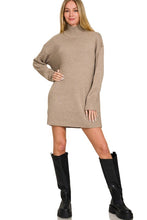 Load image into Gallery viewer, Ribbed sweater dress
