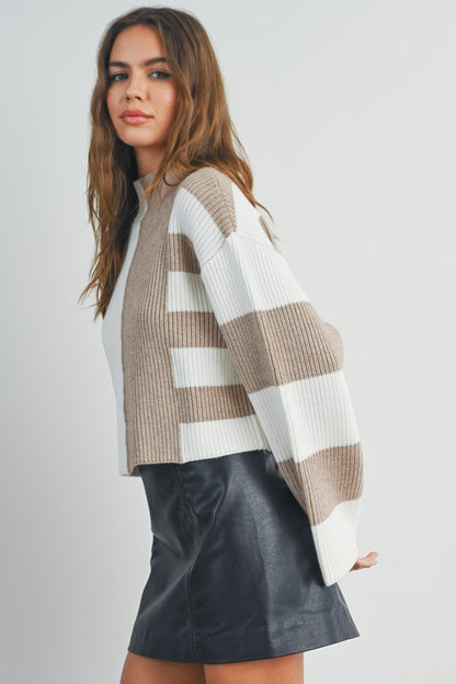 Multi stripe sweater