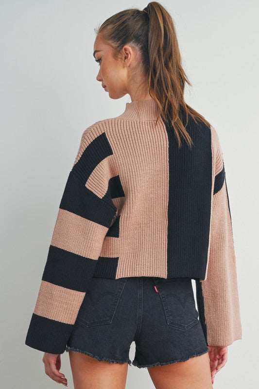 Multi stripe sweater