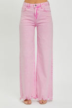 Load image into Gallery viewer, Pink frayed denim
