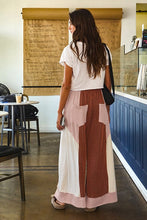 Load image into Gallery viewer, Colorblock detail Rib pant
