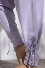 Load image into Gallery viewer, Lavender Smocked tapered bottom

