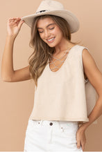 Load image into Gallery viewer, Rhinestone muscle tank
