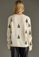 Load image into Gallery viewer, Ivory tree sweater
