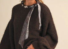 Load image into Gallery viewer, Scarf pullover sweater
