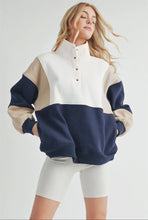 Load image into Gallery viewer, Nautical button pullover
