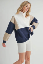 Load image into Gallery viewer, Nautical button pullover
