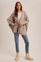 Load image into Gallery viewer, Dolman sleeve open cardigan
