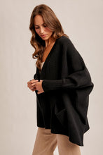 Load image into Gallery viewer, Dolman sleeve open cardigan
