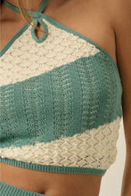 Load image into Gallery viewer, Keyhole crochet halter top
