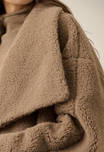 Load image into Gallery viewer, Sherpa open front jacket
