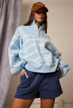 Load image into Gallery viewer, Striped button pull over
