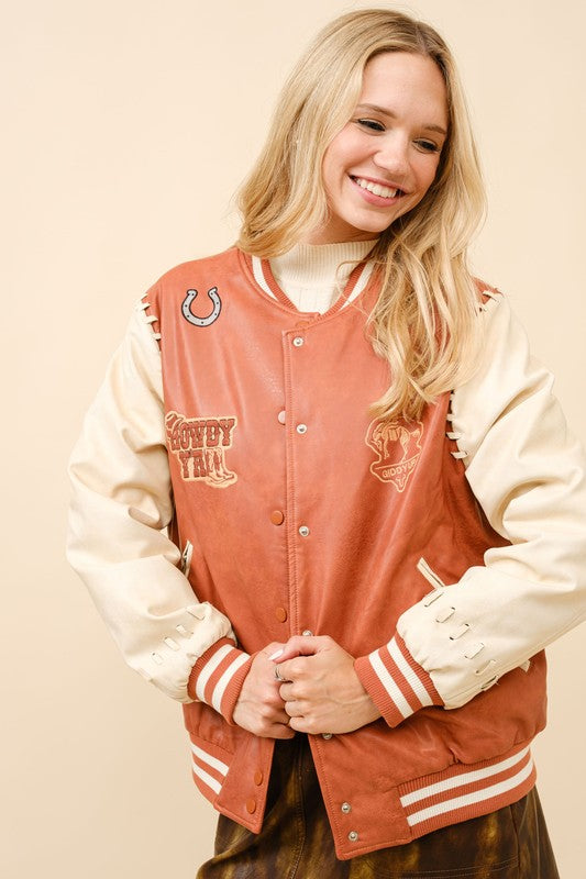 Country varsity jacket