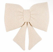 Load image into Gallery viewer, Sherpa bow pillow

