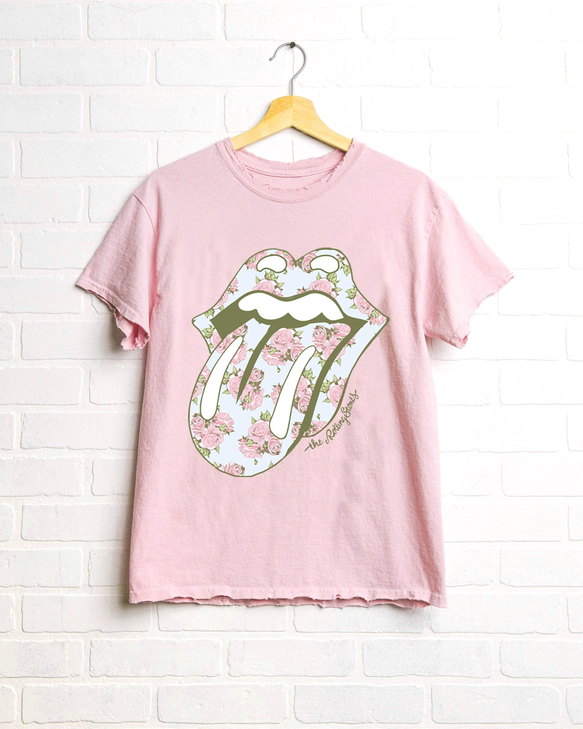 Rolling Stones Floral Tee