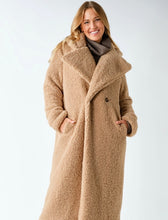Load image into Gallery viewer, Sherpa longline coat
