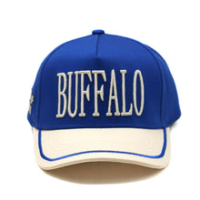 Load image into Gallery viewer, BUFFALO red + blue hat
