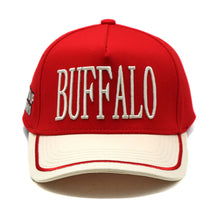 Load image into Gallery viewer, BUFFALO red + blue hat

