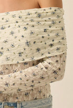 Load image into Gallery viewer, Floral print lace bodysuit
