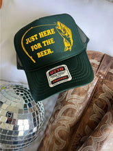 Load image into Gallery viewer, Beer &amp; fishin’ 🎣 trucker hat
